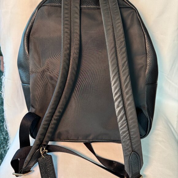 Coach Black Pebbled Leather Mini Charlie Backpack Gold Hardware Luxury - Picture 7 of 9